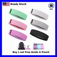 [Fitty Witty] Premium fabric resistance band workout band booty band