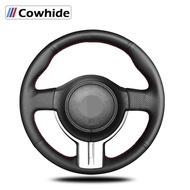 Handsewing Black Genuine Leather Steering Wheel Covers For Toyota 86 2012-2015 Subaru BRZ 2012-2015