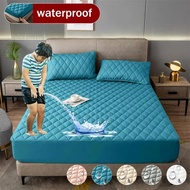 Waterproof Mattress Cover Thickened Padding Comfortable Fabric Bed Cover Bed Linen Bed Sheets Set Mattress Protector For Home