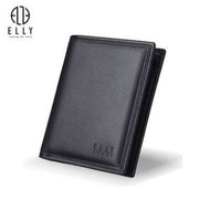 Elly HOMME black genuine leather men's wallet – EVM6