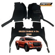 MatPro พรมปูพื้นเข้ารูป 5D Premium Fitted Leather Car Mats สำหรับรถรุ่น New Isuzu D-max 4 ประตู 2020