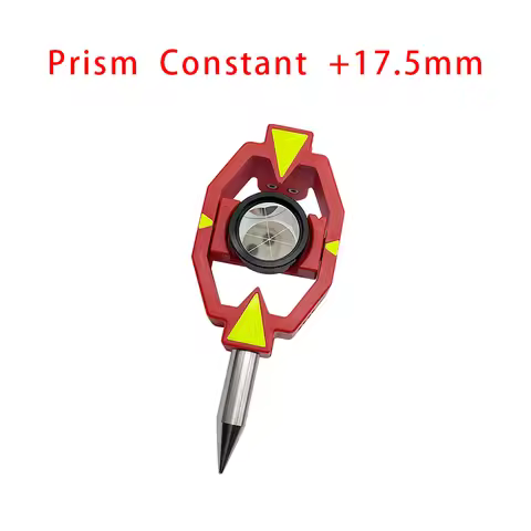 Silvering Mini Prism Reflector For Swiss Type Total Station Surveying point Constant +17.5MM/0MM/-30