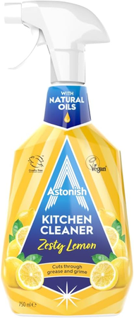 Astonish Kitchen Cleaner Zesty Lemon 750ml ,Astonish 廚房清潔劑 檸檬口味 750ml  (滴露消最佳替代品)