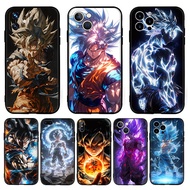 for iPhone 11 12 13 Pro Max Mini Anime Dragon Ball Casing 6Y1 Black TPU Soft Silicone Phone Case