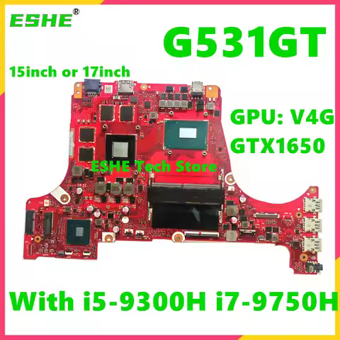 G531GT Laptop Motherboard For Asus ROG G531GT G531G G531GW G531GU FX531GT G731GT Mainboard i5-9300H 