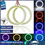 1 Pc Angel Light 12V COB Halo Ring Circle 60-120MM Car Lights Fog Lamp Headlights Lampu Kereta Malai