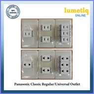 ❀ ❥ ☣ Panasonic Classic Regular/Universal Outlet (1/2/3 Gang)