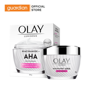 Kem Dưỡng Ẩm OLAY LUMINOUS NIACINAMIDE + AHA Dưỡng Sáng Da Mờ Thâm Mụn 50G