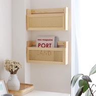✨Ready Stock✨ Kotak Kayu Wall Mounted WIFI Router Storage Box Organizer Wooden Shelf Bedside Shelf Bookshelf Wood Rack Organizer Home Nordic Display Shelf Rak Buku