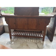 Old Teak Wood Console Table