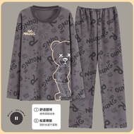 Cod High Suit Style Men's Loose Autumn Spring Value fashion Developmental Teenager ins Pajamas Versi