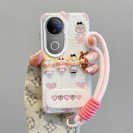 Casing Vivo V50 Casing For Casing with a Bracelet Casing hard Phone Casing BB-CYJZ