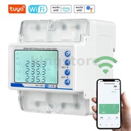 Tuya WiFi 3P4W Photovoltaic Meter Three Phase Reclosure Switch Intelligent Reclosing Protector