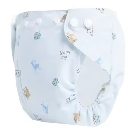 Convenient S M L Baby Washable Diaper 0-18 Months with Buckles Reusable Nappy 3-14kg Leakproof Diape