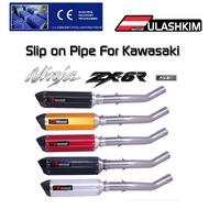Slip On for Kawasaki ZX6R 2008-2019 Years ZX 6R ZX6R ZX-6R Motorcycle Exhaust Full system middle pip
