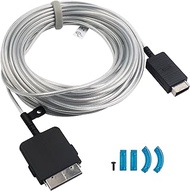 Newest Model VG-SOCR15/ZA 15m One Invisible Connect Cable Compatible with Samsung TV QN43-85 inches LS03BA LS03AA LS03TA LS03RA LS03CA Q90RA QLED 8K 4K The Frame TVs