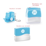Custom Made Self Ink BACK TO SCHOOL STUDENT STAMP by AE STAMP english mandarin chinese name cute ani