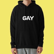 GAY PRIDE 彩虹 同志 帽T 衣服 長袖 黑色 白色 厚磅 台灣印製