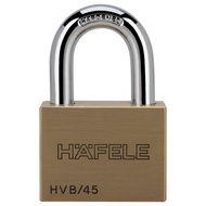 HAFELE กุญแจคล้องสายยูทองเหลือง / BRASS PADLOCK