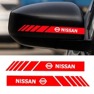 [One Pair Package] Car Rearview Mirror Decoration Decal Suitable for Nissan Almera Juke March note kicks X-Trail Sylphy a Qashqai Tiida Car Sticker Decal