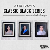 8x10 GLASS PHOTO FRAME with Matting, Hook, and Stand, Grad Pic Frame, Wedding Frame, Photo Frame