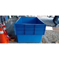 Guppy plastic blue tank