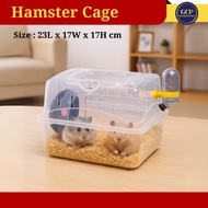 Sangkar Hamster. Hamster Cage. Portable Pet House. Pet Cages. 23 x 17 x 17cm