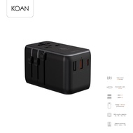 หัวแปลงปลั๊กต่างประเทศ ADAM elements OMNIA T70L Universal Travel Adapter with Built-In USB-C Cable 7