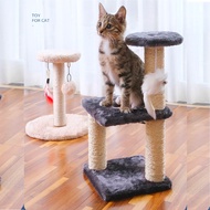MOGU Cat Play Scratching Pole Cat Scratch Cat Bed Mainan Kucing Rumah Kucing Scratcher Cat Tree Cat Toy 猫玩具 猫咪用品