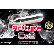 Co2 12gm 5 cartridge pack / 12 gram unthread cartridge Co2 / aquarium.Co2 / bike Co 2