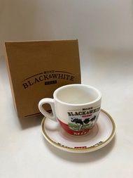奶茶杯 ☕️ Milk Tea Cup 黑白淡奶杯 Mug 全新有盒 連碟現貨 香港手信 Made in HK🇭🇰 香港製造🇭🇰