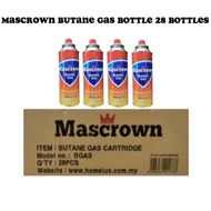 (Wholesale) Mascrown 28 Bottle Liquefied Butane Gas Cartridge Portable Gas Stove Cartridge Camping G