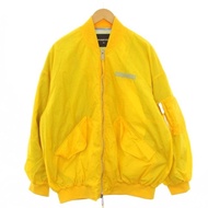 Dsquared2 Jacket Blouson Zip Nylon cotton yellow Direct from Japan Secondhand