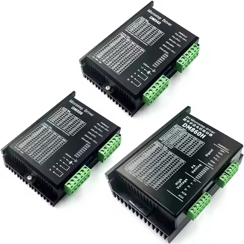 Stepper Motor Driver DM556 DM542 DM860 For Nema 23 34 Series 2-phase Digital Stepper Motor Driver cn