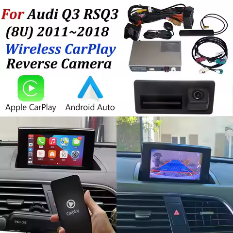 For Audi Q3 RS Q3 RSQ3 8U 2011~2018 Wireless Apple CarPlay Car Play Android Auto Mirror Support HD F