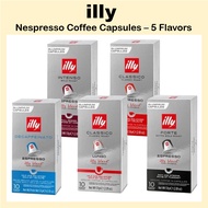 [ILLY] Nespresso Coffee Capsules – 5 Flavors