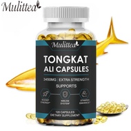 Mulittea Natural Tongkat Ali Root Capsule Support Strength Energy and Healthy Immune for Man 120pcs