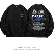 2025 New Style Williams F1 Fleet Arben Carloss Sains Pure Cotton Long Sleeve Round Neck Sweatshirt R