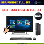 [ Refurbished ]  Dell Wyse 7040 Mini PC 8GB RAM 256GB SSD Storage with Dell 22 inch Touchscreen Moni