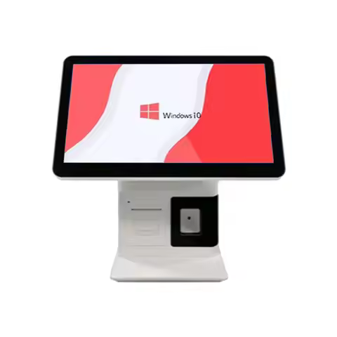 Single or Dual Screens Windows POS Terminal with 2D Scanner 58mm Thermal Printer i3/i5 Touch Screen 