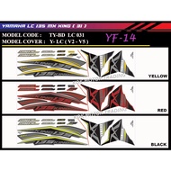 YAMAHA LC 135 MX KING BLACK/RED/YELLOW