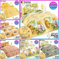 💎TeeBed💎 Toto ชุดผ้าปู 3.5 /5 /6 ฟุต (ไม่รวมผ้านวม) หมีพูห์ คลาสสิค Pooh Classic PH15 PH74 PH75 PH76 PH77 PH78 #PH2564