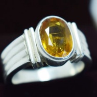 藍寶石戒指 黃色藍寶石 帕帕拉恰藍寶石 寶石戒指 寶石飾品