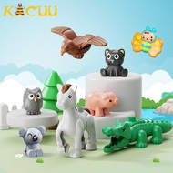 Big Size Figure Duplo Animals Block Farm Series Big Building Blocks Animals Series Toys For Children