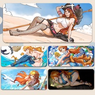 Anime One Piece Sexy Girl Nami Mousepad Large Gaming Mouse Pad LockEdge Thickened Computer Keyboard Table Desk Mat