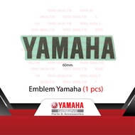 5LW-F153E-00 Yamaha Original 135LC FI V8 Tulisan Emblem Mudguard Depan Front Fender SE Merah Titan
