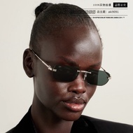 Q7RU Ca---er Rimless Polygonal Sunglasses Women Fashion Style Metal Sunglasses ct0577