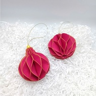 Christmas decoration hanging bauble 10cm