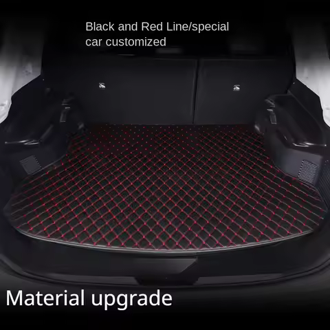 PU Leather Custom Car Trunk Mats for BMW Series 1 E81 E87 F20 F21 F40 F52 Interior Details Car Acces