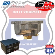 MANGKUK BAWAH CARB CARBURETOR FLOAT BOWL WITH NUT YAMAHA RXZ BR PERFORMANCE X SM SHIDIE MOTOR CARBUR